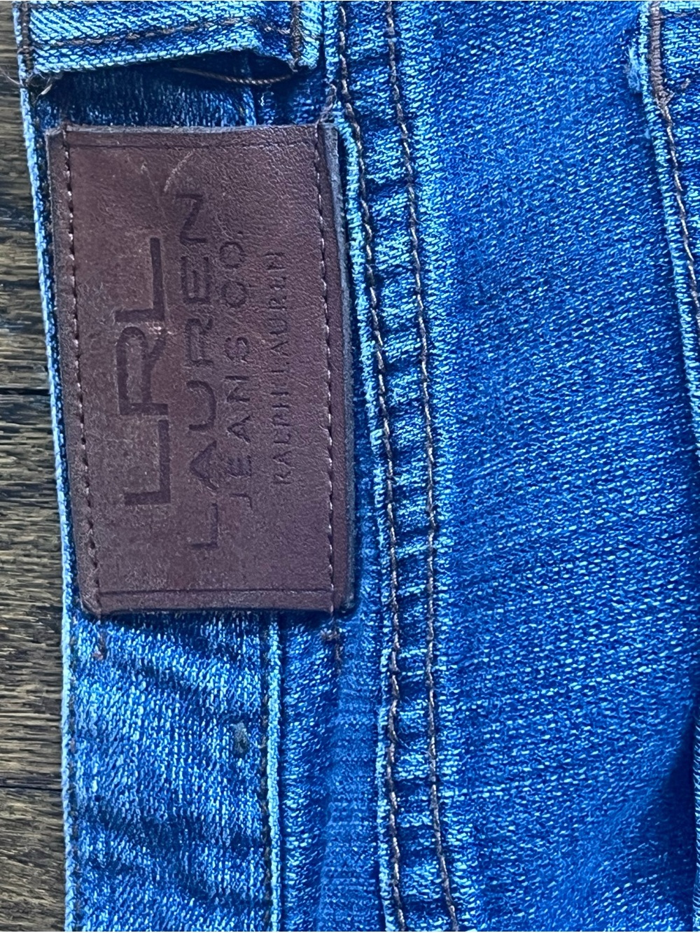 LRL Ralph Lauren Modern Slim Jeans in Medium Blue Size 6 - Picture 8 of 10
